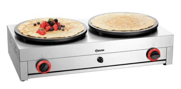Dvojitá plynová palacinková panvica - Ø 40 cm