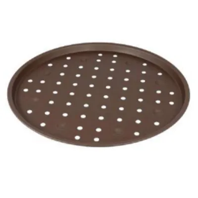 Perforovaný plech na pizzu s nožičkami - Ø 330 mm