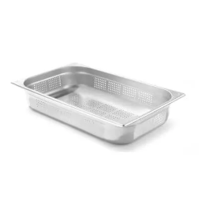 Bac Gastro GN 1/1 Perforé Inox - Profondeur 40 mm - 5,3 L