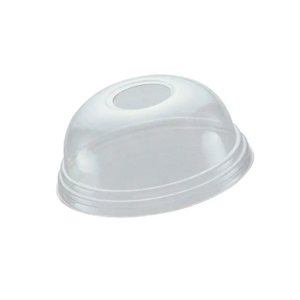 Couvercle Dôme avec Trou en RPET - Ø 81 mm - Lot de 100