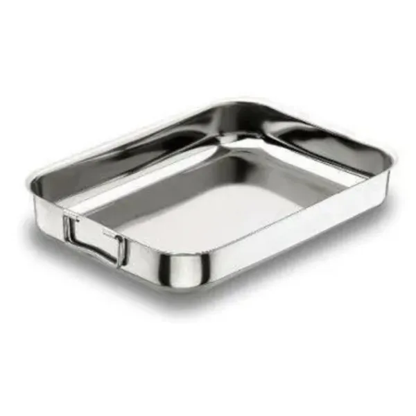 Plat na gratin z nerezovej ocele - 35 x 26 cm
