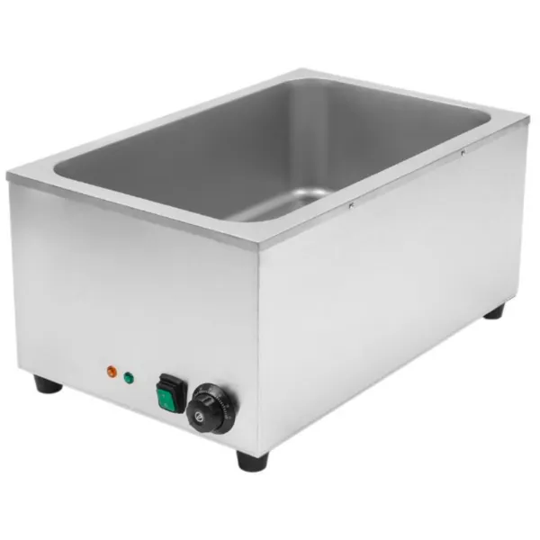 Profesionálny Vodný Kúpeľ GN 1/1 20 L 1200 W Nerez, Termostat 25-85 °C, Udržiavanie v Teple CHR