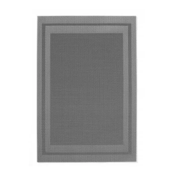 Súprava prestierania Graphite z PVC L 450 mm x P 300 mm - Sada 6 ks